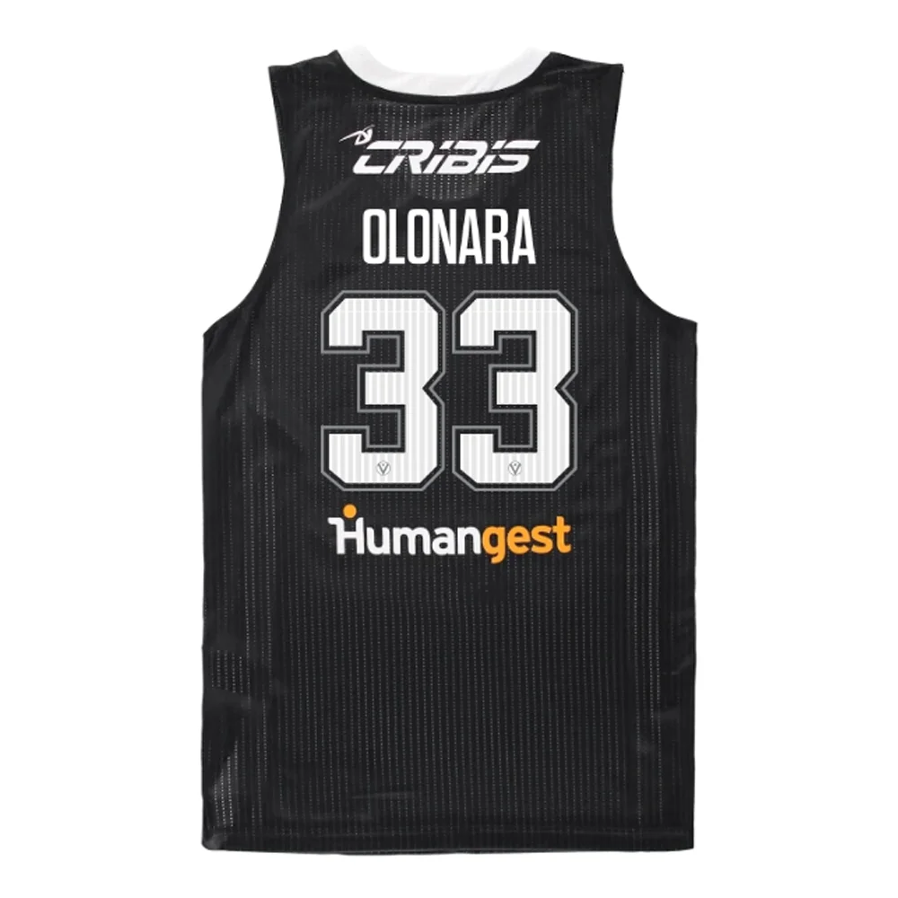 

2025-26 Новая баскетбольная футболка Virtus Bologna Black League Start с 3d принтом для взрослых, жилет с круглым вырезом, свободный быстросохнущий спортивный топ