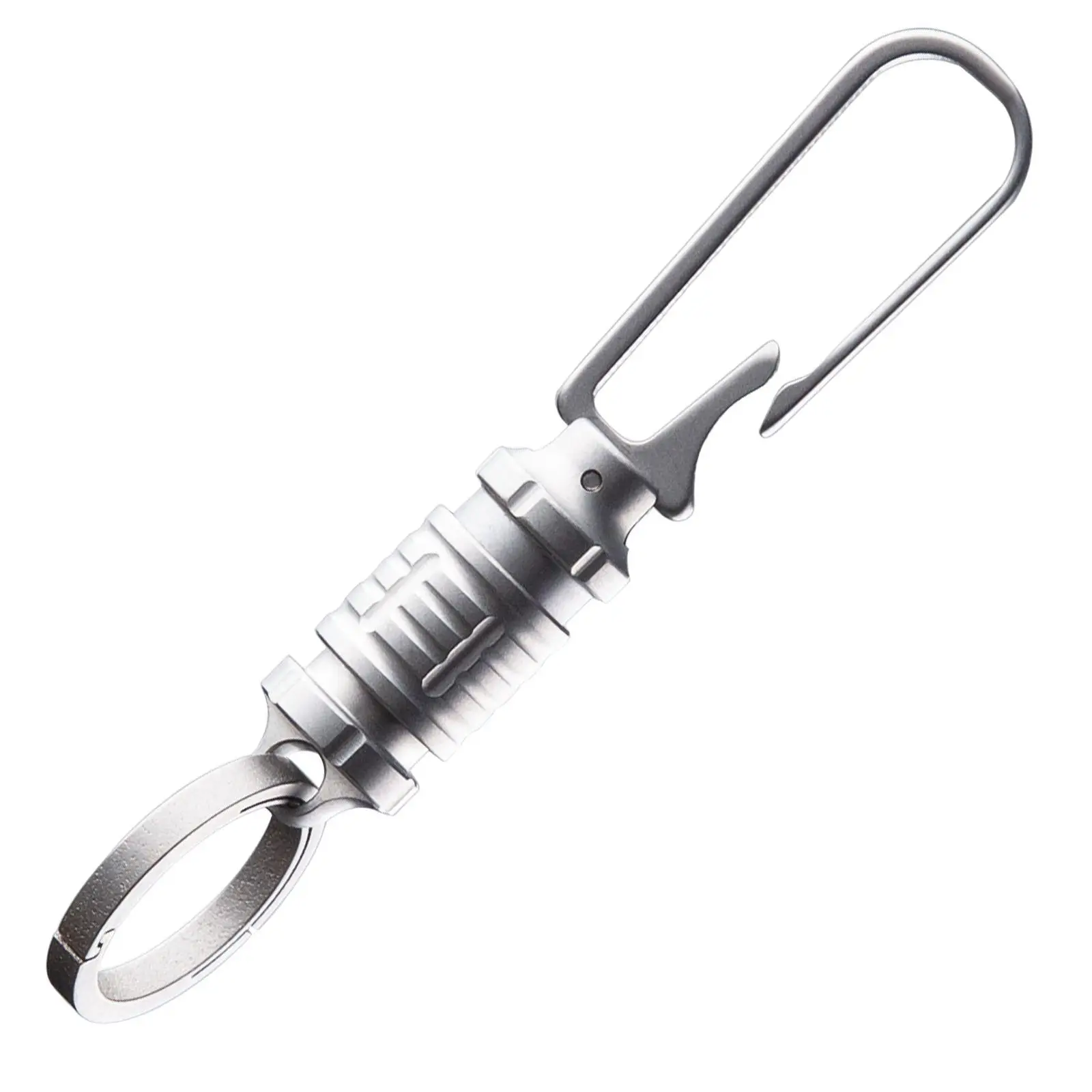 Belt Key Clip Quick Release Ring Holder Carabiner Key Chain for Unisex Bag