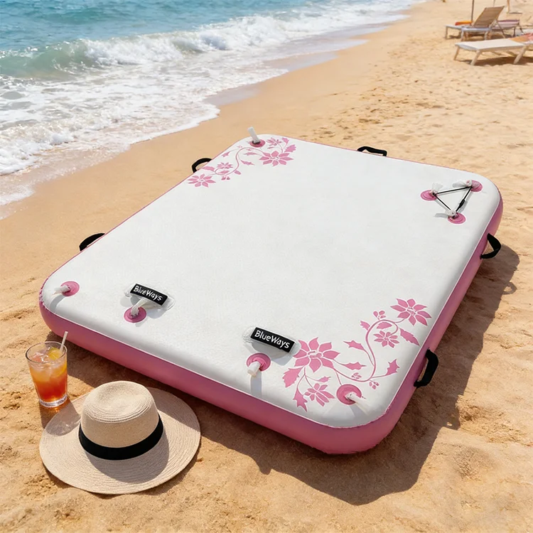 Best Seller Water Multiplayer Float Play Floating Mat Inflatable Dock Deck Inflatable Dock Floating Platform