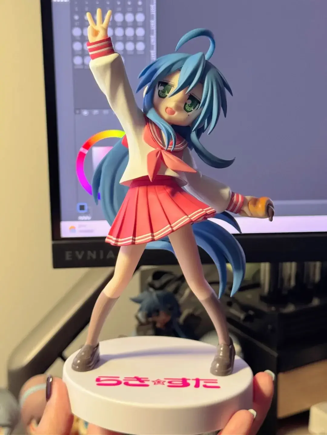 Heißer Verkauf: Trio-Try-iT Lucky Star Kagami Hiiragi Figur, Hiiragi Tsukasa, 15CM PVC, Niedliche Loli Anime Actionfigur, Sammlerstück, Spielzeug, Geschenk – Detail 19