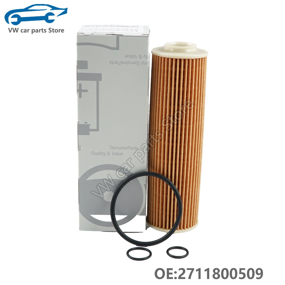 Car Oil Filter Kit A2711800509 For Mercedes Benz W204 W212 C180 CGI K C200 C250 E200 E250 Coupe SLK CLASS M271 Engine Oil Filter