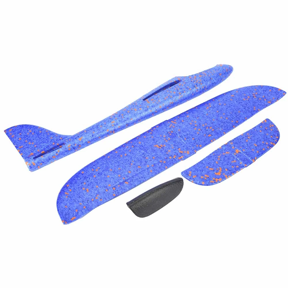 EPP Foam Hand Throw Airplane Throwing Glider Plane Aircraft Kids Outdoor Toy Gift Blue