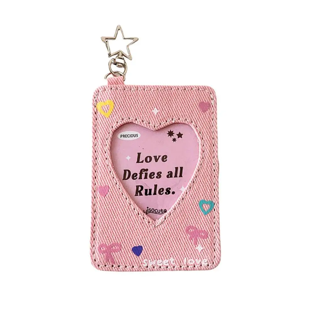 الحلو القلب المعبود صور بطاقة تخزين حاملي بطاقات الرأس الغطاء الواقي قلادة الدنيم حامل بطاقات التعريف الشخصية الحال بالنسبة لمكتب المدرسة #3