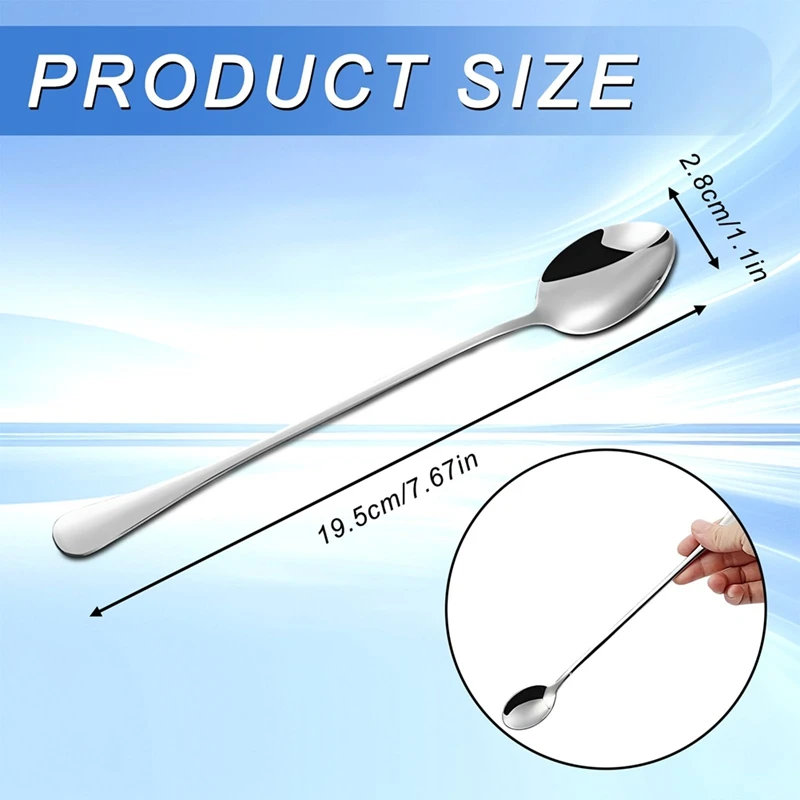 Long Spoon,7.8 Inch…