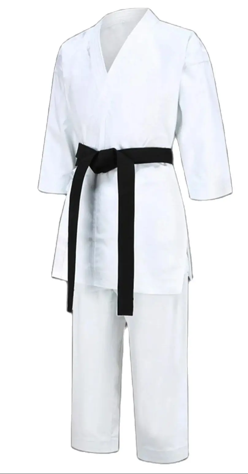 karate Dobok Adult And Children Taekwondo Suit Kungfu Coach Uniform Men Women Jujutsu Shirt & Pants Set Gymnasium Training Suit