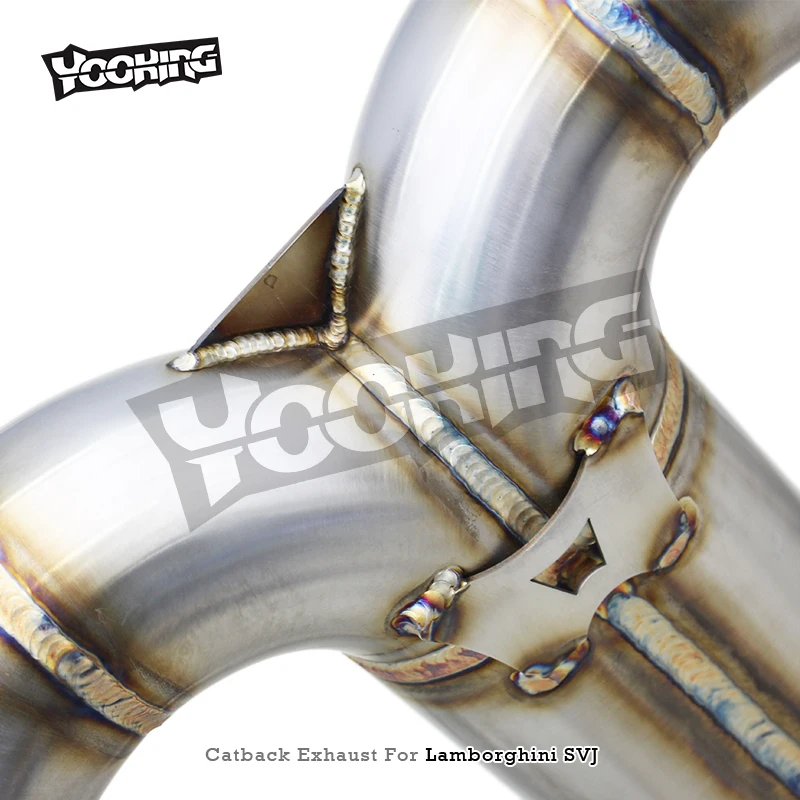 OEM Direct Stainless Steel Catback For Lamborghini Aventador SVJ 6.5L 2011-2019 Enhanced Power Exhaust System