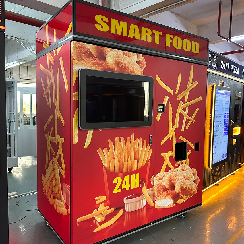 ماكينة بيع ذكية للأطعمة الساخن - مراجعة Popcorn Vending Machine وسعره