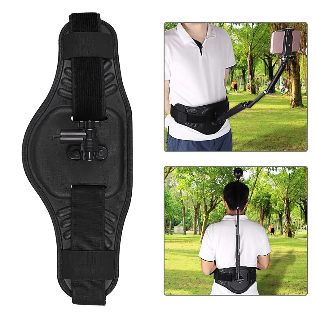 Adjustable Camera Waist Belt Outdoor Sports Cameras Bracket Wearable Cam Mount Harness Running Climbing Hiking