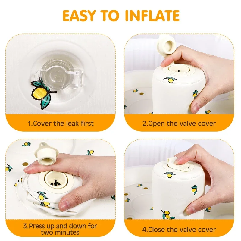 Sofa Bayi Tiup untuk Bayi 3 Bulan Ke Atas, Sofa Tiup Anak, Kursi Bayi untuk Bayi, Tiup dengan Pompa Udara Bawaan