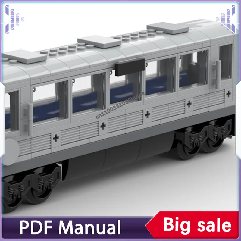 374pcs MOC Subway Train Scene Super Heroes Marvelled Spider Manned Model Building Blocks Construction Toys Christmas Gifts view 3