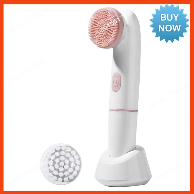 Электрическая силиконовая щетка для очищения лица BISM, уход за кожей, пилинг, удаление черных точек, очищающее средство для пор, массажер для лица, устройство