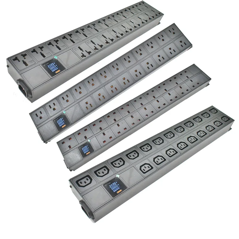 C14 PORT PDU high-power Power Strips Multi hole socket standard SOCKET 18/21 AC Link hole
