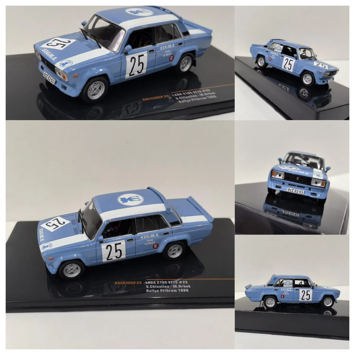 

Модель IXO Diecast в масштабе 1/43 LADA 2105 VFTS # Модель автомобиля из сплава 2C, 25 1986