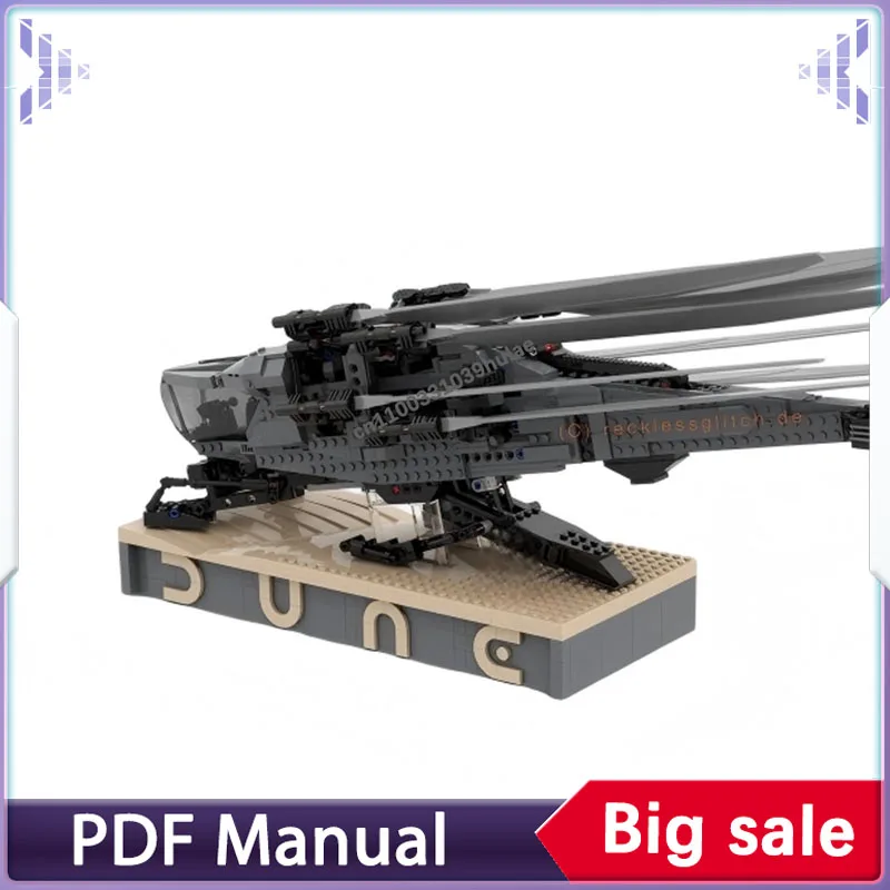 

374pcs Display Stand for 10327 Dune Ornithopter MOC Building Blocks Construction Bricks Kit Children Present Gift Toy