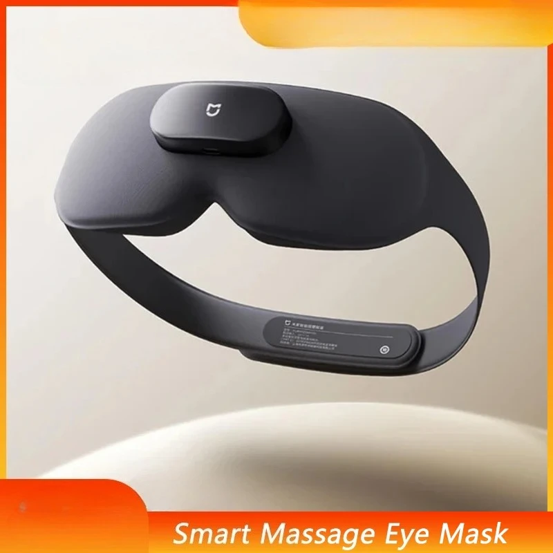 

Smart Massage Eye Mask Hot Compress Vibrate Massage 3D Shading 800mAh Intelligent Eye Massager work for Mi Home App