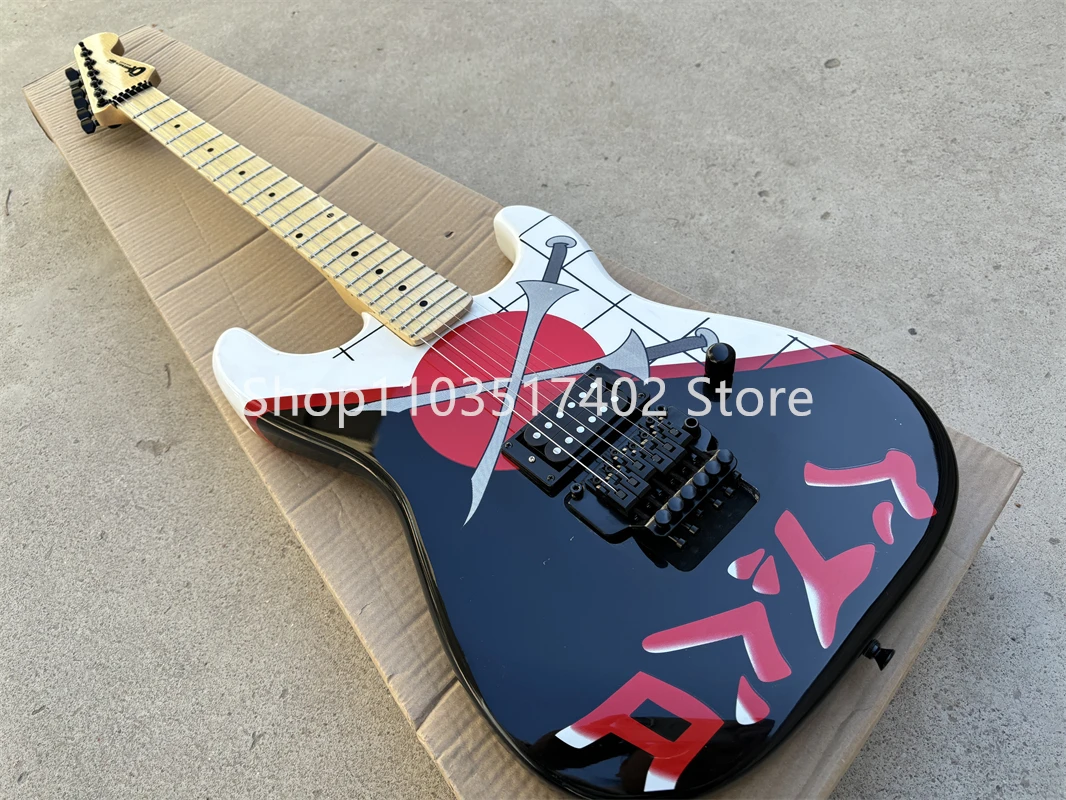 Shelly-guitarra eléctrica San Dimas, instrumento personalizado de fábrica, 25 ° aniversario, 6 cuerdas, Red Sun Charvel, nueva tienda