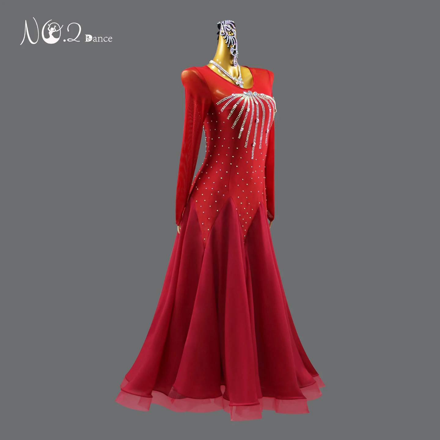 

Роскошное платье для бальных танцев для девочек, вечерний современный костюм для женщин, костюм для вальса для девочек, танцевальная одежда 2026 года, высококачественные сценические наряды