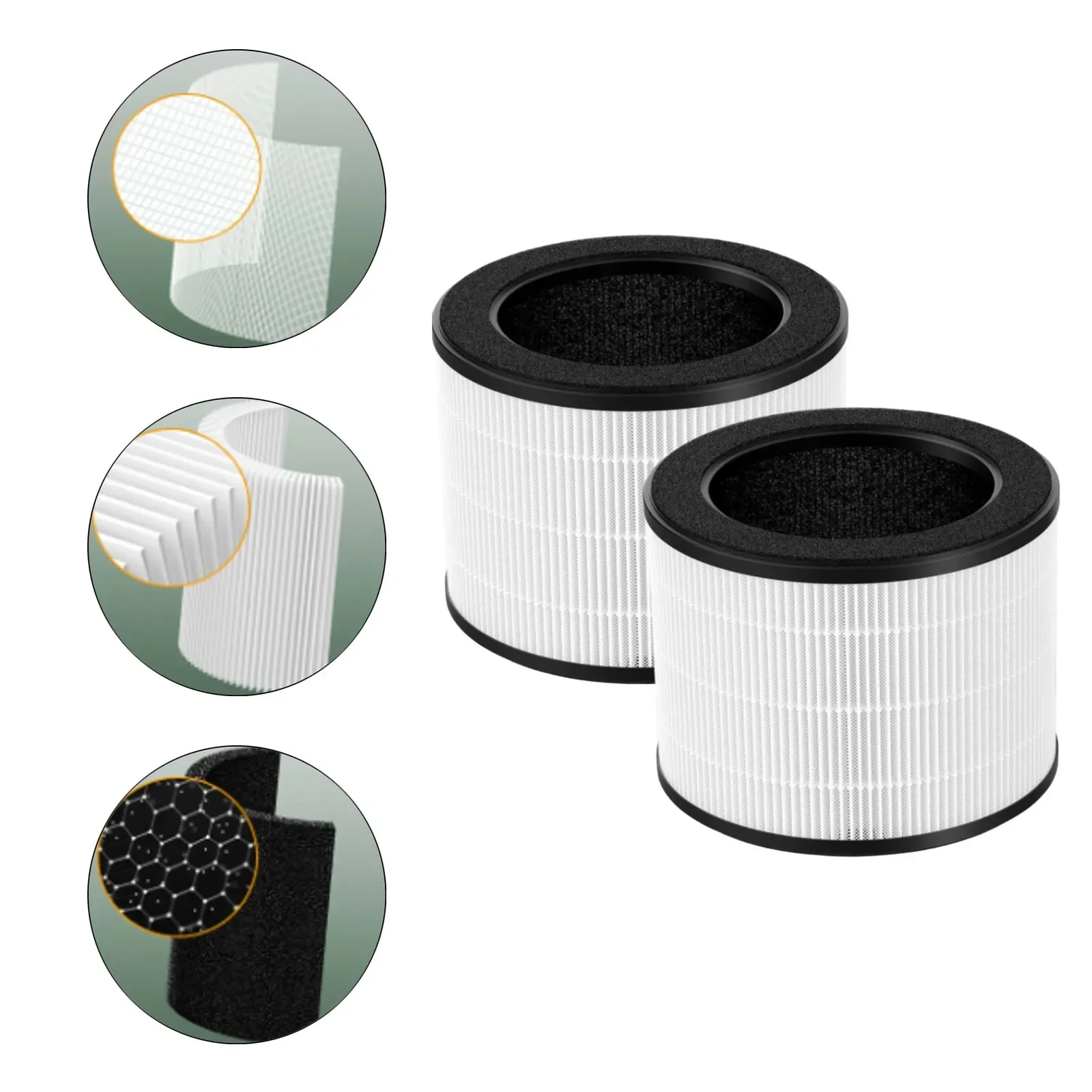 Replacement Air Purifier Filter Compatible with For COWAY Airmega 100 Featuring HEPA and Activated Carbon Technology