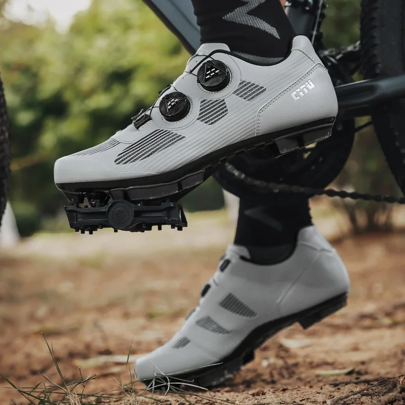 

Bicycles professional cycling shoes men's style four seasons fashion wear-resistant non-slip breathable hard bottom riding shoes