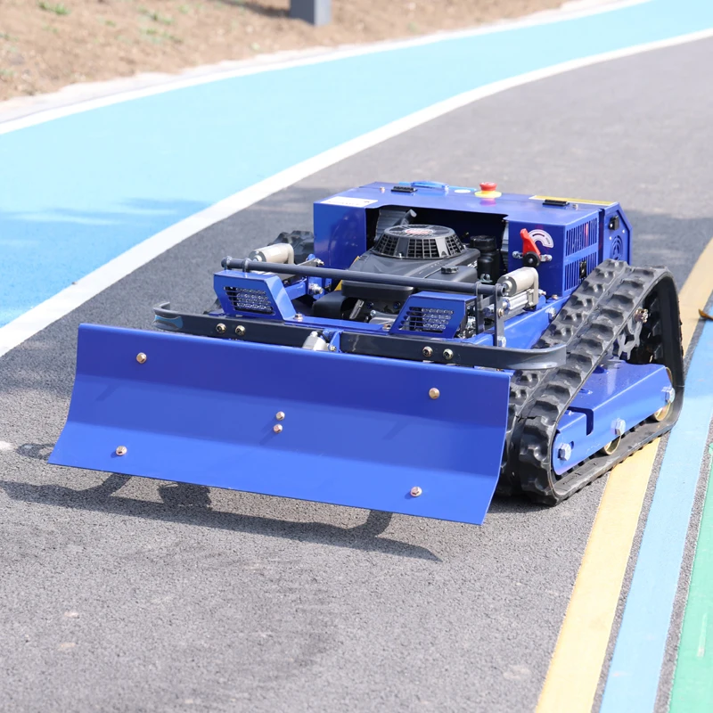 Customized Intelligent RC Lawn Mower Remote‑Controlled Crawler Tracked Petrol Flail Mower Garden Lawn Grass Cutting Mower