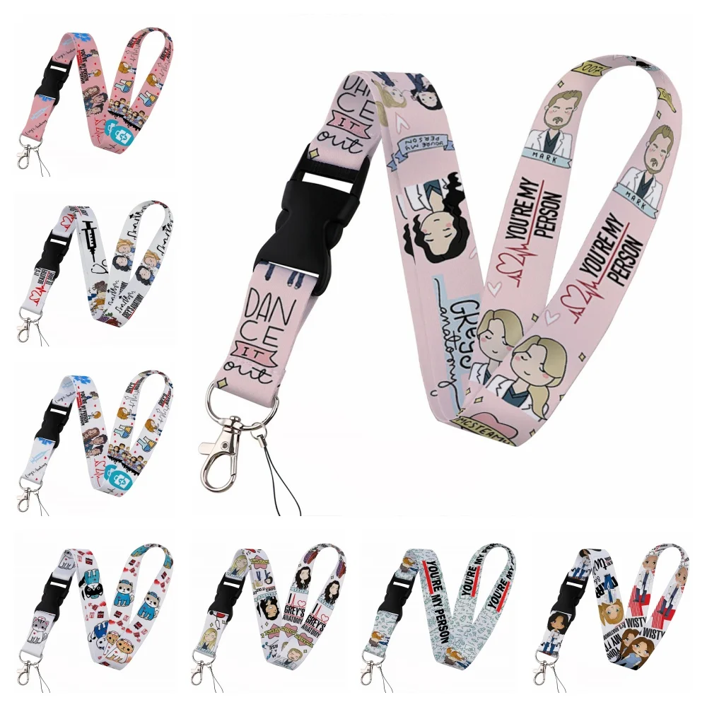 Beautiful doctor Lanyard Keys Chain Badge Holder ID Credit Card Pass Hang Rope Lariat Mobile Phone Charm Accessories Gifts