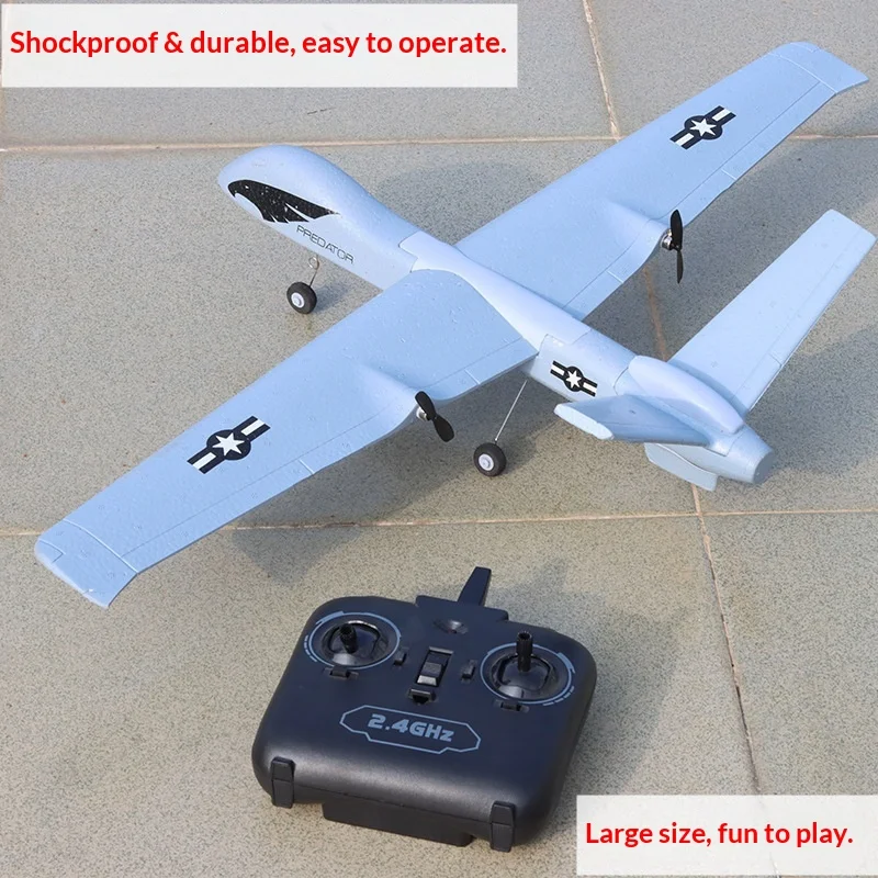 

Оптовая продажа: Радиоуправляемый самолет Z51 для трансграничной торговли, пенопластовый планер с фиксированным крылом, модель истребителя Z55 Predator