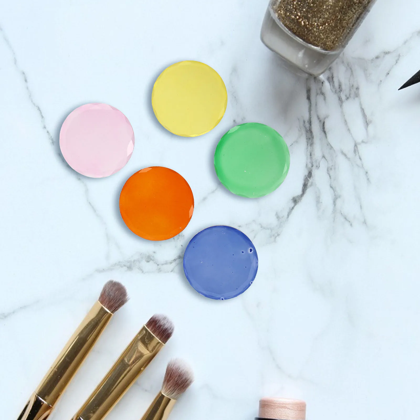 

5Pcs Eyelash Extension Plate Unique Design Durable Glue Tray for and Salon Holder Eyelash Extension Supply