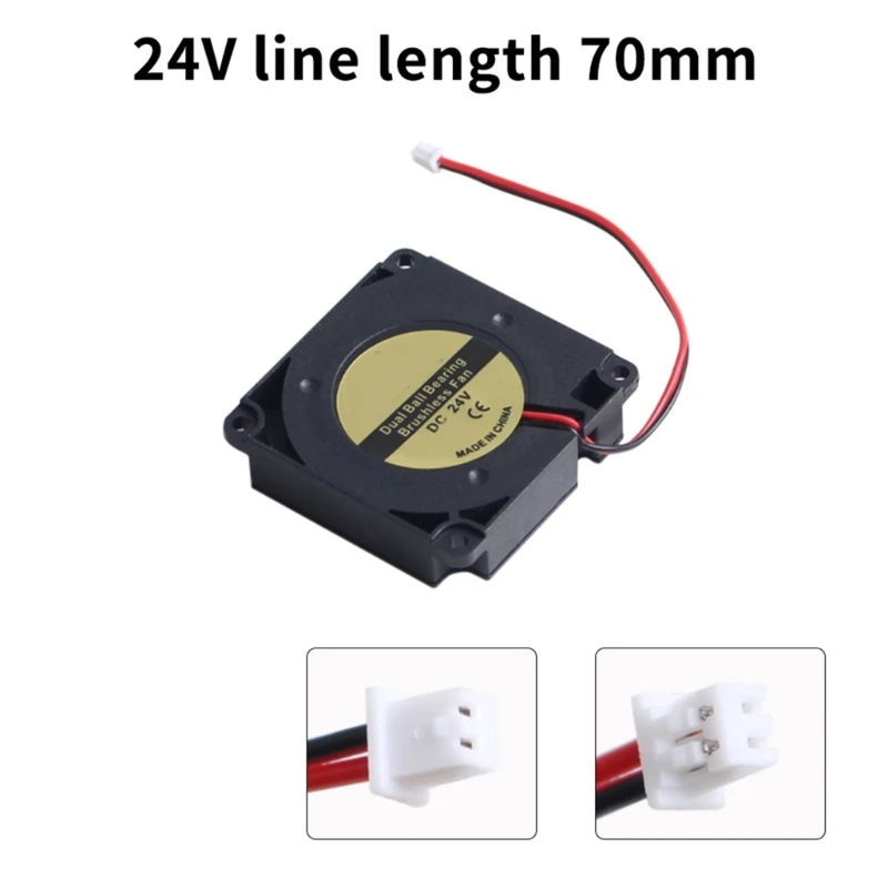 20CB 3D Printer Part Hotend Part Upgraded Double Bearing Cooling Fan 40MM 40x40x10MM