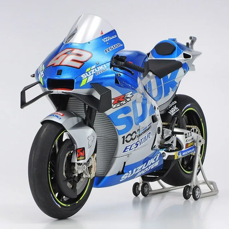 Original y genuino 1/12 motocicleta Suzuki Team ECSTAR GSX-RR '20 montaje Anime figuras de acción de juguete niños niñas niños regalo de Navidad