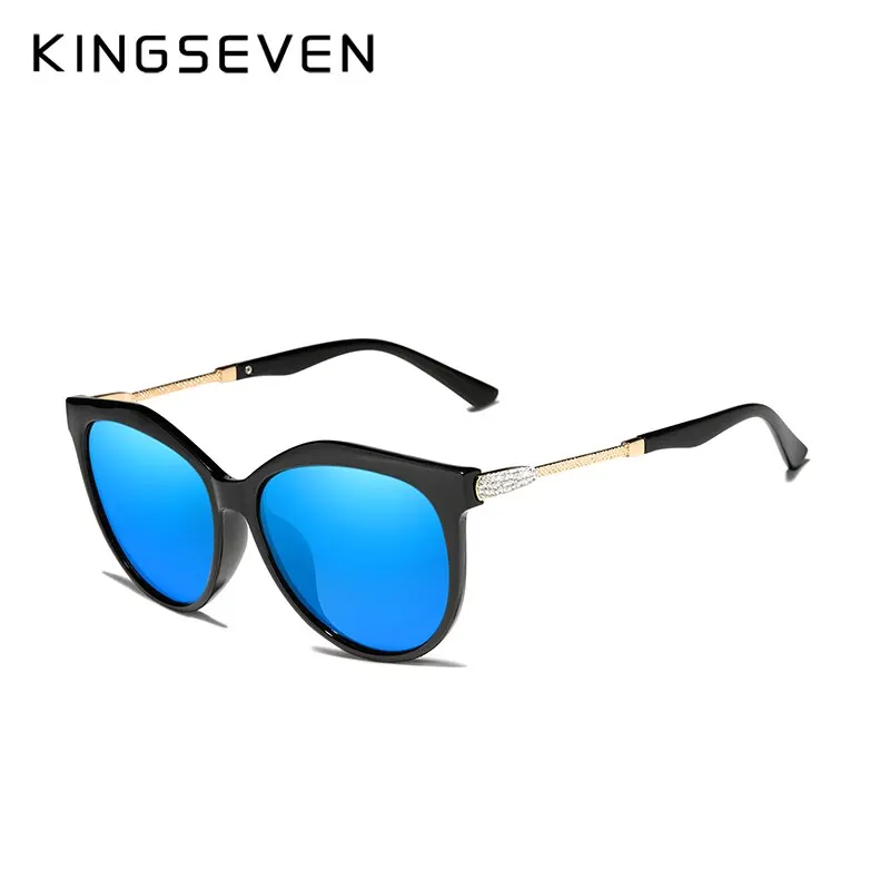 KINGSEVEN 2023 nuovi occhiali da sole polarizzati da donna con lenti sfumate di marca di occhiali da sole di lusso