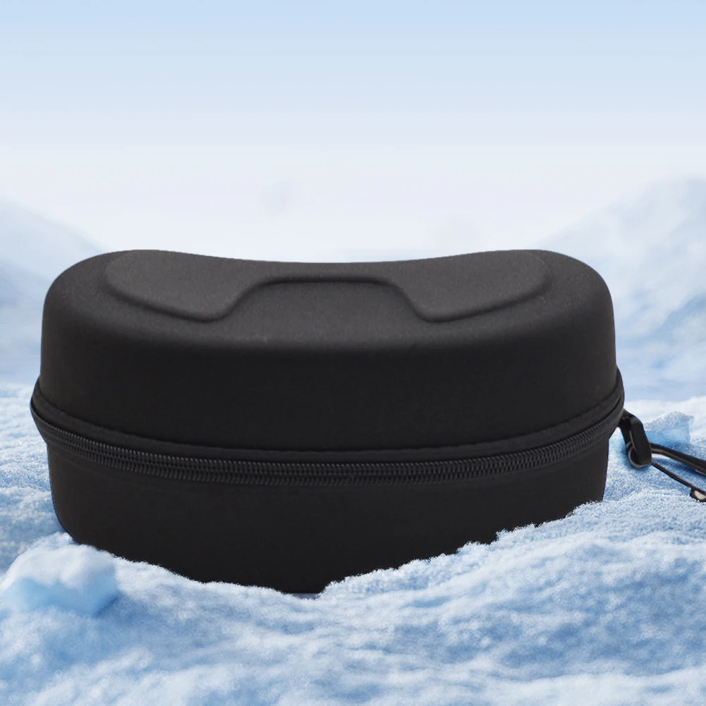 Caixa de óculos de snowboard, à prova d'água, estojo de transporte, à prova de poeira, armazenamento de óculos de esqui para neve e esportes aquáticos