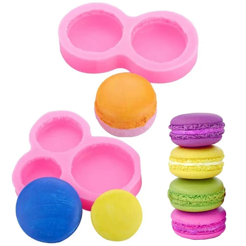 

Macaron Silicone Molds Fondant Cake Mold Chocolate Dessert Soap Mould Kitchen Baking Decorating Cake Tools Polymer Clay Molds