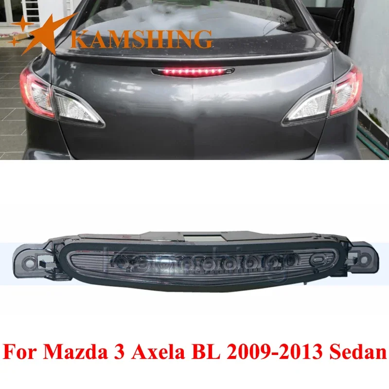 

CAPQX Rear High Mount Brake Light For Mazda 3 Axela BL 2009-2013 Sedan 3rd Third Brake Light Stop Light Additional Brake Lamp