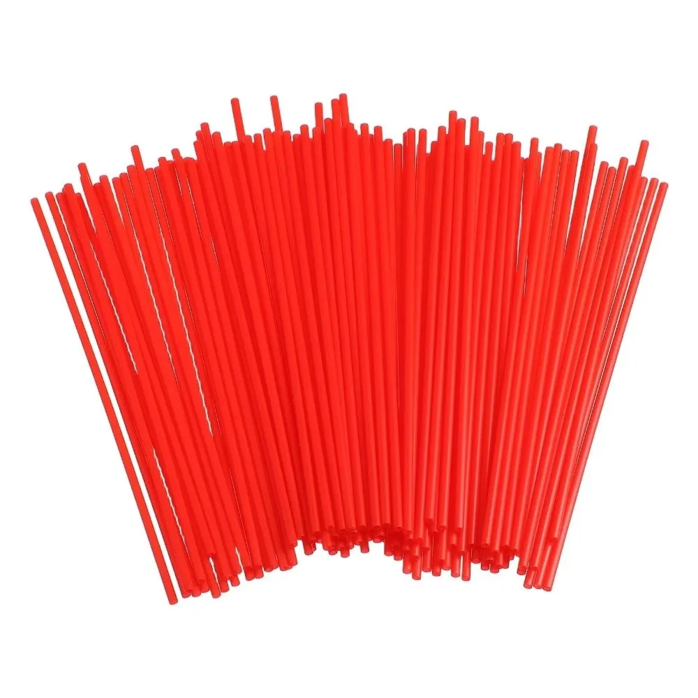 Plastic Tube Spray Can Extension Straw Red Color 12cm Length Rust Remover Straw Replacement Tips Accessories Extended