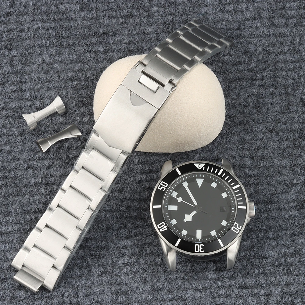 

Fit Pelagos Dial Case Miyota 8215 42.5mm Watch Case Dial Hands Ice blue Luminous Waterproof For Miyota 8215 Movement Sapphire