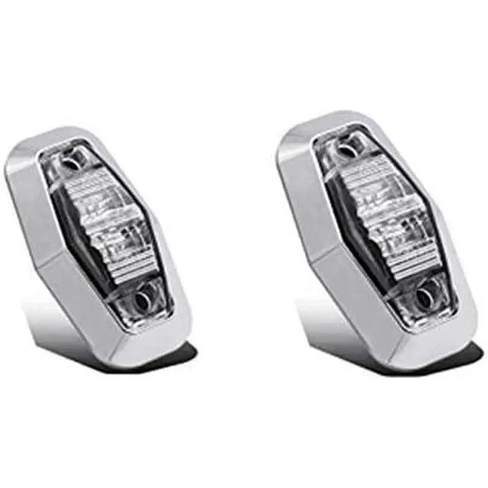 

10-30V 2Pcs Car LED Side Marker Indicators Warning Light External Clearance Turn Signal Lamp For Trailers, Trucks, Vans,Lorries