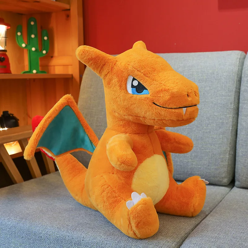 Juguete de peluche de Pokémon para niño, muñeco de dragón de ala grande, almohada suave Digital, regalo de cumpleaños