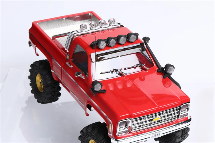 Reflektory punktowe, Model 4-light reflektory dachowe dla 1/18 gąsienica Rc Traxxas 1/18 Trx4m Defender/bronco/k5 Fms Scx24 Upgrade