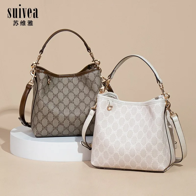 

Женская сумка большой вместимости в стиле ретро, 2025 г., универсальная сумка через плечо на одно плечо, повседневная сумка-тоут Bolso De Mujer