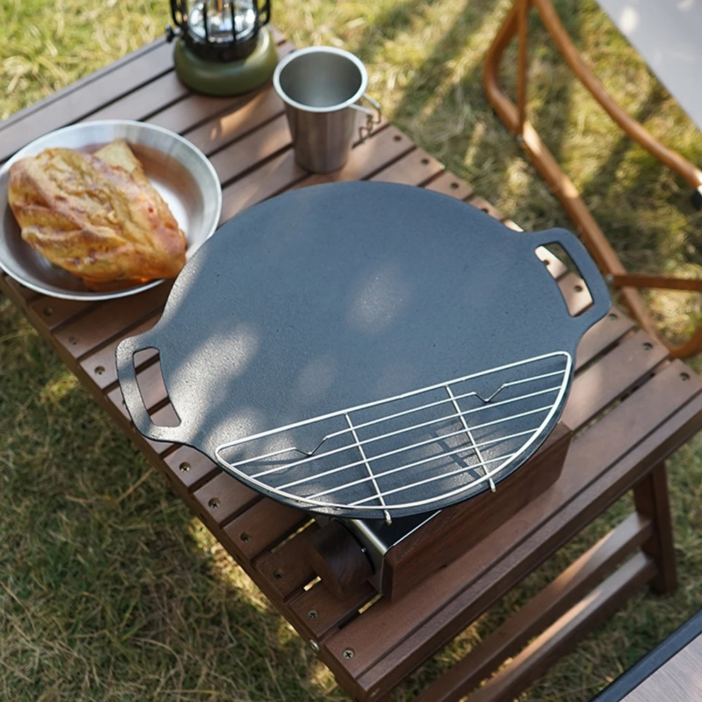 

Semicircle Stainless Steel BBQ Oil Drain Rack 304 Material Non Clean Grill Pan Accessories Outdoor Cooking
