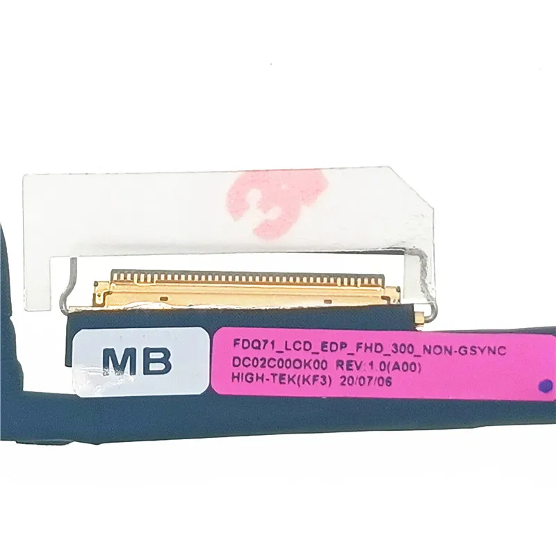 Brand New For Dell Alienware M17 R3 R4 Screen Cable FDQ71 FHD 300HZ LCD Screen Cable 0TPW5K TPW5K DC02C00OK00