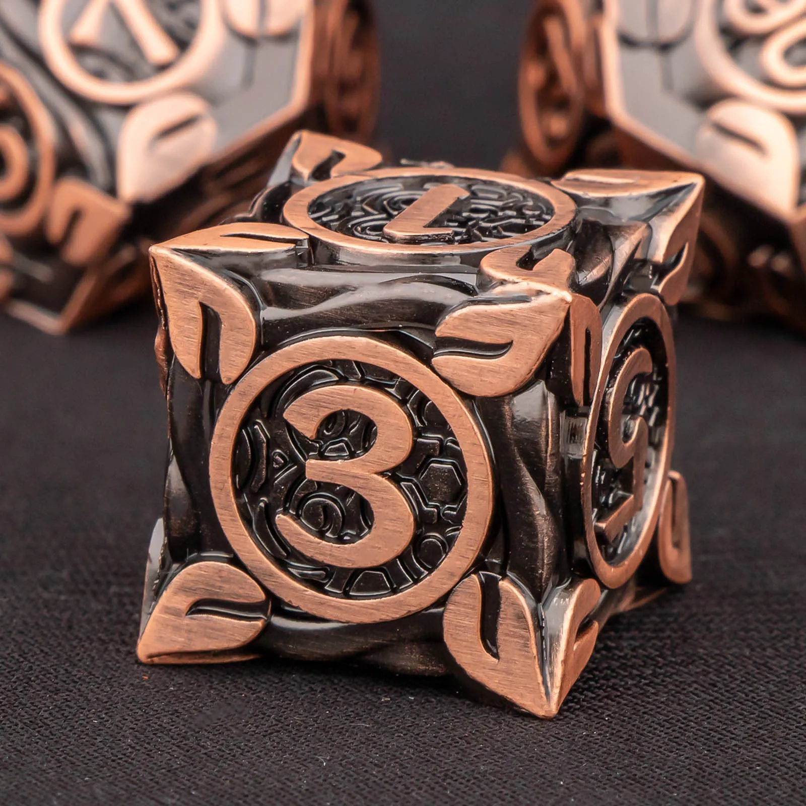 Metal DND Dice Set Dungeons and Dragons, 7PCS Polyhedral Dice Set D&D for RPG Role Playing Game, D and D Dice D6 D8 D10 D12 D20