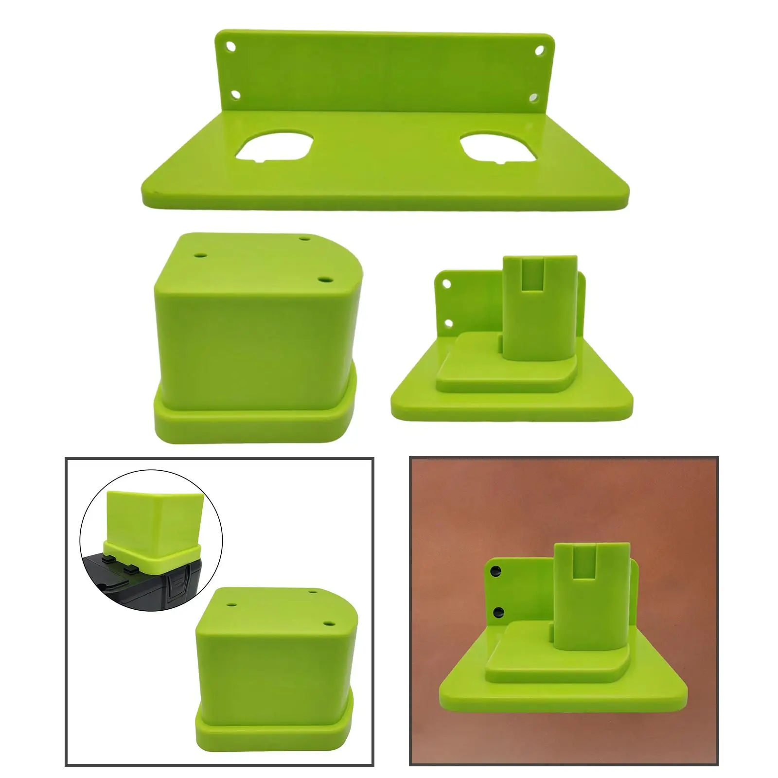 Lithium Batteries Tool Rack Portable Durable Battery Holder for Garage Locksmiths