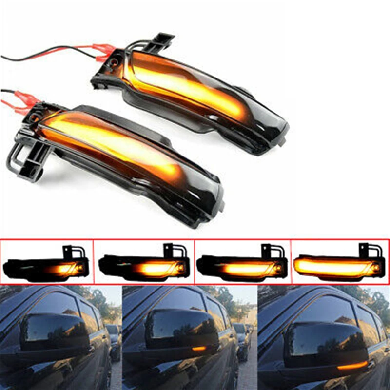 

2pcs LED Dynamic Side Mirror Sequential Light For Jeep Grand Cherokee WK2 2011- 2020