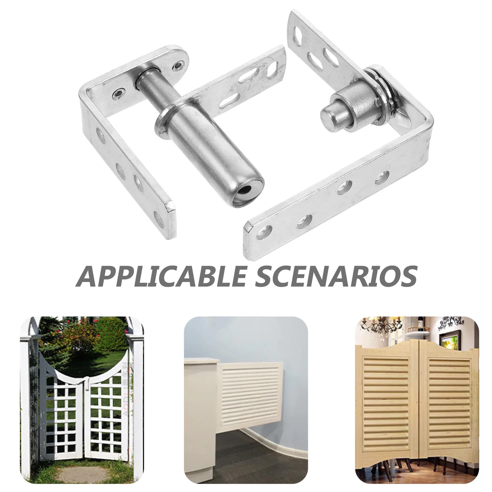 1Set الثقيلة باب من الفولاذ المقاوم للصدأ المفصلي التلقائي انتعاش مزدوج سوينغ الذاتي إغلاق محور المفصلي للمقهى