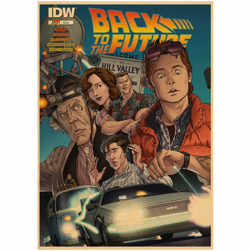 Back to the Future Wall posters poster vintage Wall posters bedroom house paper affiche murale islam plakaty affiche murale