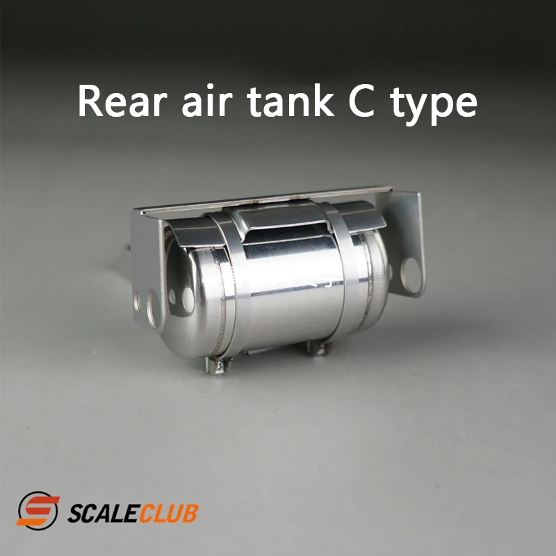 Scaleclub 1/14 Tamiya tractor vrachtwagen dumper universele upgrade onderdelen metalen achter gastank decoratie onderdelen