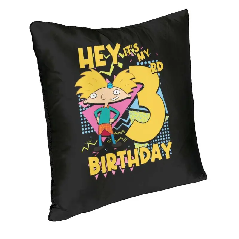Hey Arnold Animated Anime Helga Pataki Cushion Cover Two Side Print Throw Pillow Case for Living Room Pillowcase Home Decorative