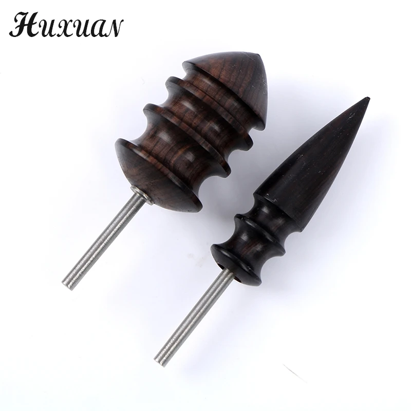 Leather Edge Polishing Slicker Flat/Pointed Head Sandalwood Leathers DIY Tool