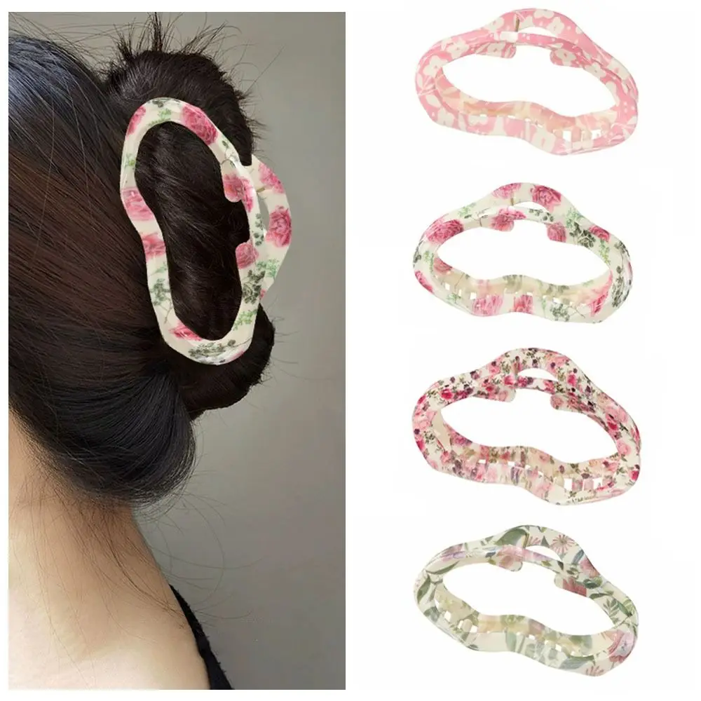 Korean Style Cloud Shape Hair Claw Hollow Geometric Large Claw Clip For Women Girl Simple Wash Face Hairpin Headwear